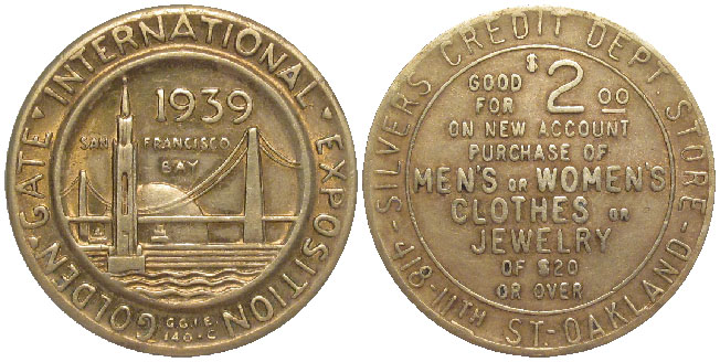 Golden Gate Exposition Silvers