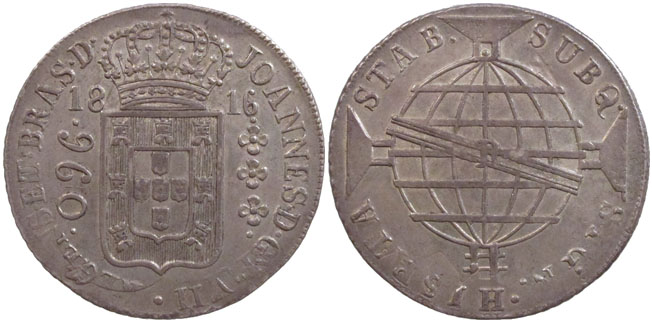 Brazil 960 Reis 1816-R