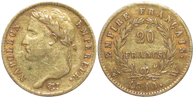 France 20 francs 1810