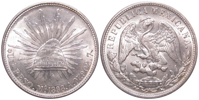 Mexico peso 1898