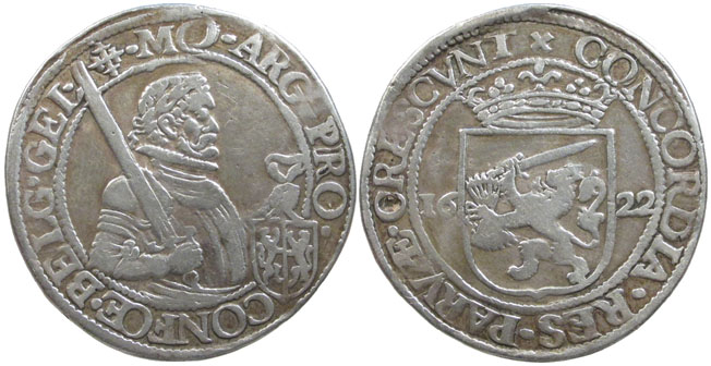 Netherlands Rix Dollar Gelderland 1622