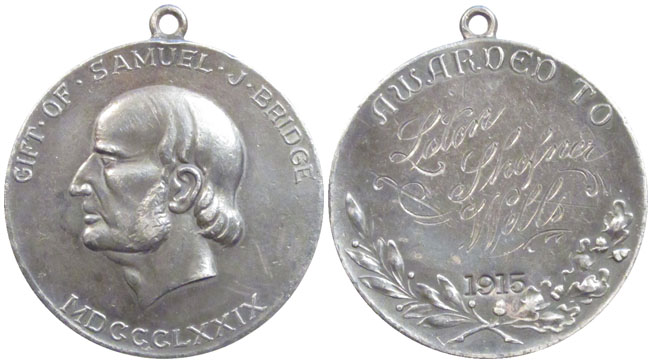 Bridge Medal Loton Wells