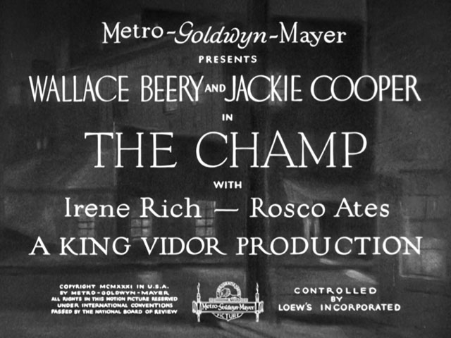 The Champ 1931