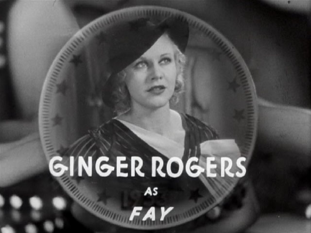 GINGER ROGERS in GOLD DIGGERS OF 1933 (1933), directed by MERVYN