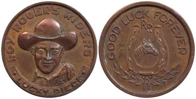 Token Roy Rogers Good Luck