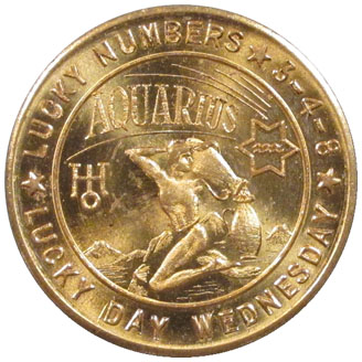 Ushers Coin Aquarius