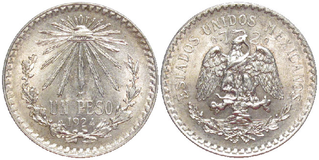 Mexico peso 1924