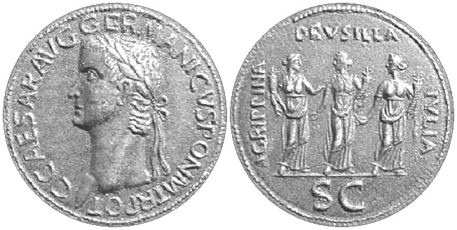 Caligula coin copy