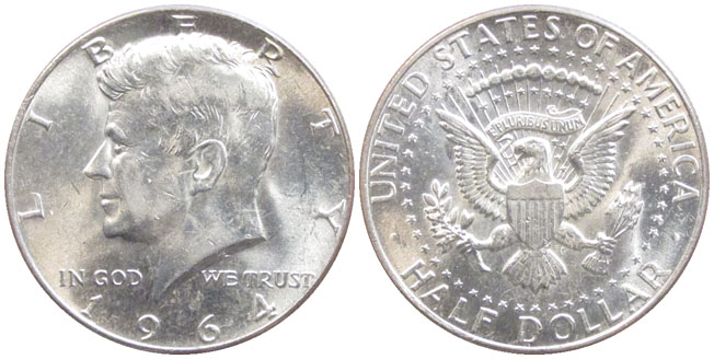 United States Kennedy half dollar