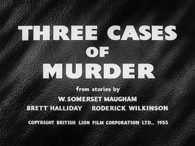 Three Cases of Murder